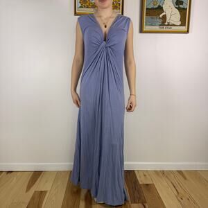 Free People Beach periwinkle lavender knit Marina maxi dress size XS